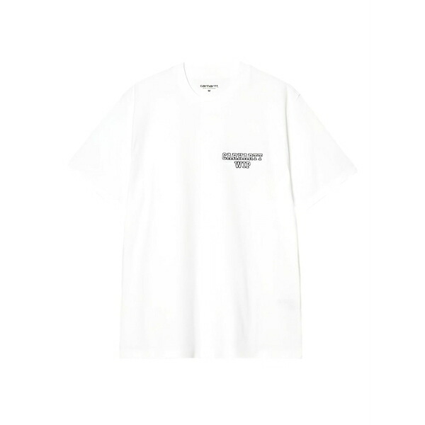 鉄道車両ハート形 メンズ ティーシャツ トップス Logo-embroidered t-shirt White
