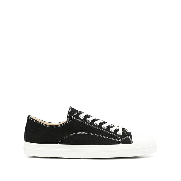 モスキーノ メンズ スニーカー シューズ Square-toe sneakers Black