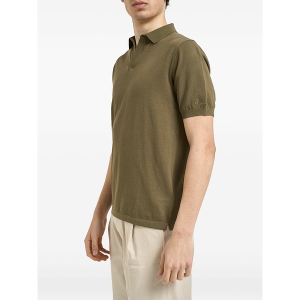 エムシーツーセイントバース メンズ スポーツシャツ トップス Short-sleeve cotton polo shirt Green