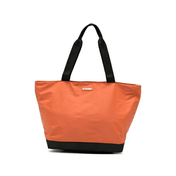 ケイウェイ メンズ トートバッグ バッグ Logo tote bag Orange|asty