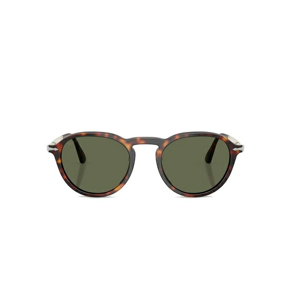 ペルソル メンズ サングラス・アイウェア 佩び物 Round-frame sunglasses Brown