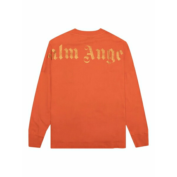 パーム・エンジェルス メンズ パーカー・スウェットシャツ アウター Logo-print sweatshirt Orange
