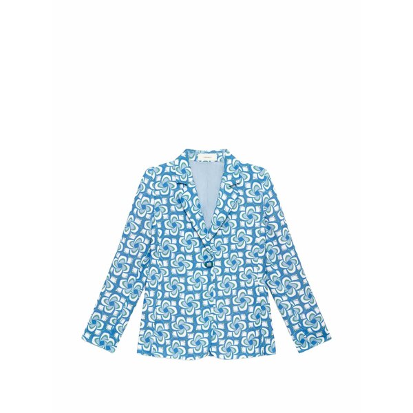 マリパルミ レディース 上衣＆上衣 アウター Moulin￡ cady patterned jacket Blue