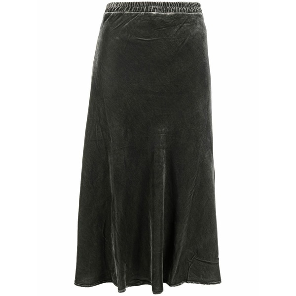 ゴールドフォーク レディース スコート ボトムス Velvet maxi skirt Grey