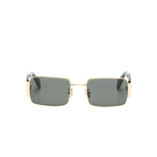 レトロスーパーフューチャー メンズ サングラス・アイウェア 付属物 Z rectangle-frame sunglasses Black