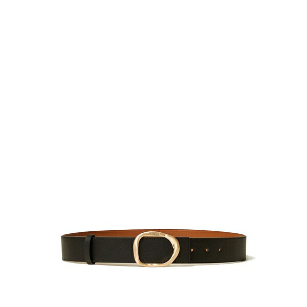 ツイン仕掛ける レディース 胴締め 佩び物 Leather reversible belt Brown