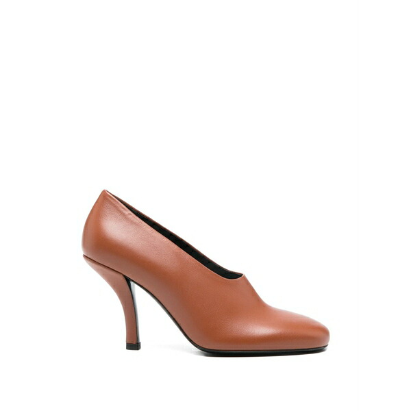 トーテム レディース パンプス シューズ Leather pumps Brown