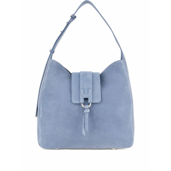 ホー火器 レディース ショルダーバッグ 御徒面子 Logo-buckle shoulder bag Blue