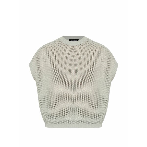 ファビアナ フィリッピ レディース ティーシャツ トップス Knitted t-shirt Grey