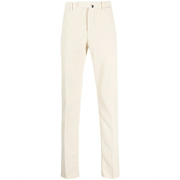 インコテックス メンズ 心地好いズボン下 ボトムス Straight-leg corduroy chinos Neutrals