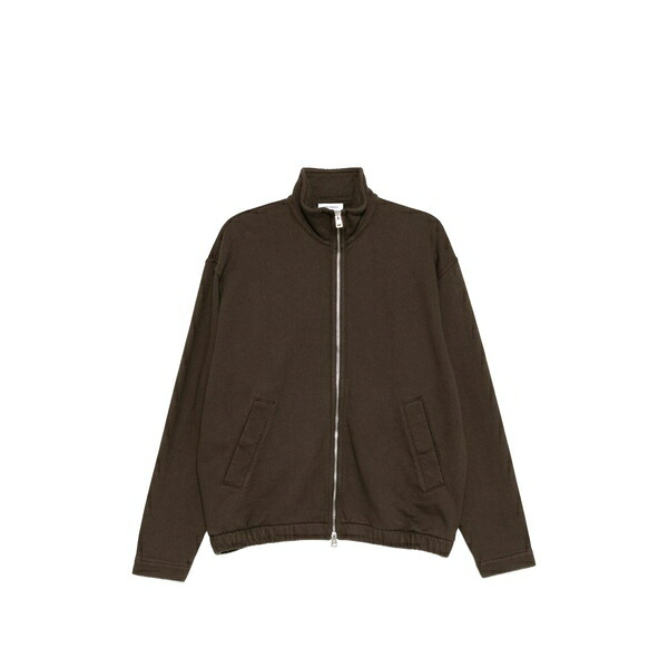 北の方事業計画 メンズ パーカー・スウェットシャツ アウター Zip-up hoodie Brown