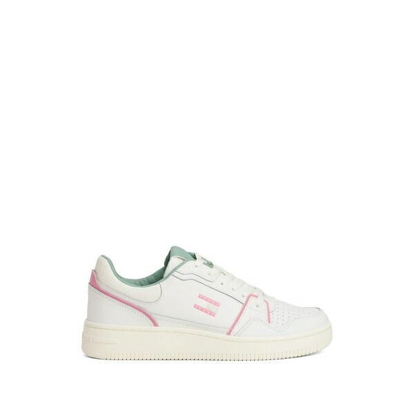 トミー ヒルフィガー レディース スニーカー シューズ Logo-patch sneakers White
