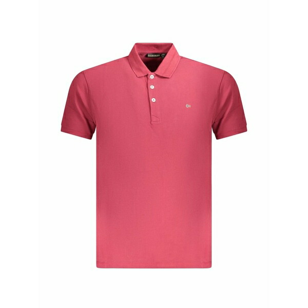ナパピリ メンズ スポーツシャツ トップス Logo-embroidered polo shirt Pink