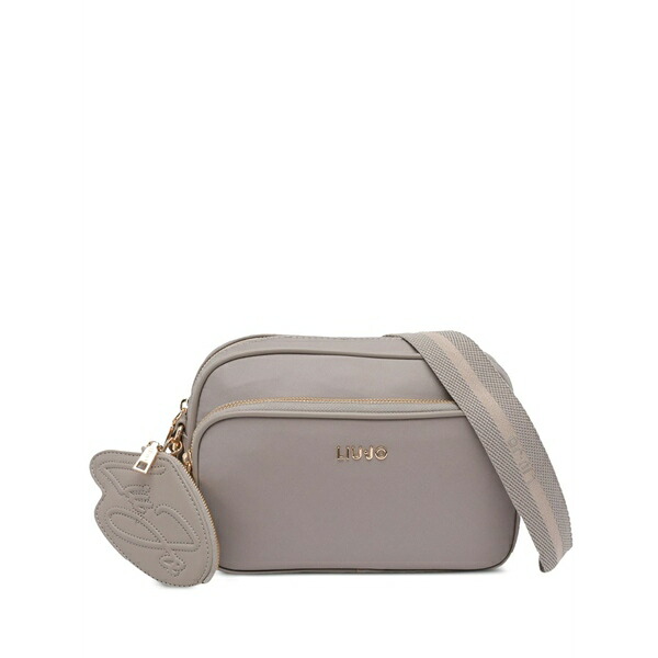 リュージョー レディース ショルダーバッグ 御徒面子 Logo-detail cross body bag Grey
