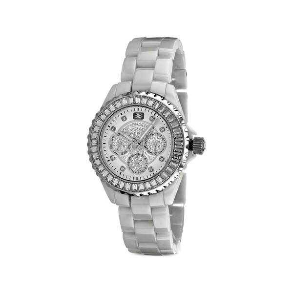 オーシャナット レディース ウオッチ 付属物 Round-face 39粍 watch White