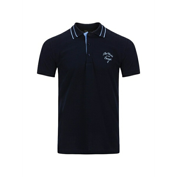 ビリオネア メンズ スポーツシャツ トップス Cotton polo shirt Blue
