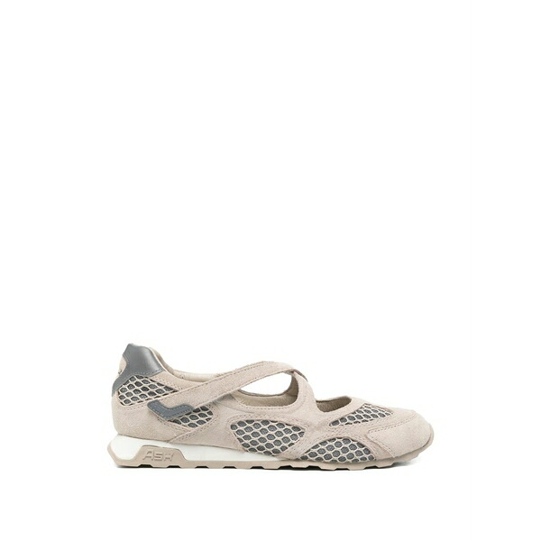 死灰 レディース サンダル シューズ Touch-strap ballet flats Neutrals