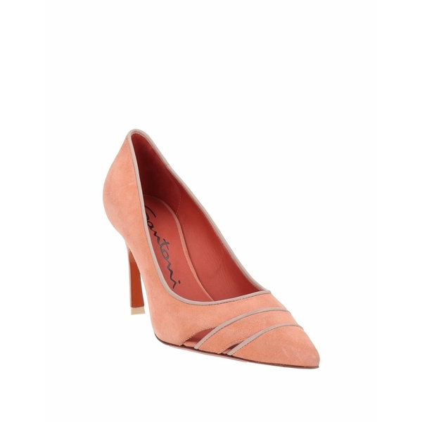 信用 サントーニ SANTONI レディース パンプス シューズ Pumps Salmon