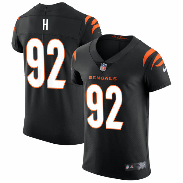 ナイキ メンズ ユニフォーム トップス Cincinnati Bengals Nike Vapor Elite Custom Jersey Black  【89%OFF!】
