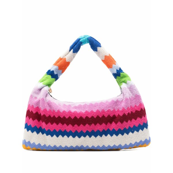 ミッソーニ レディース ショルダーバッグ バッグ Zigzag handle tote bag Pink|asty