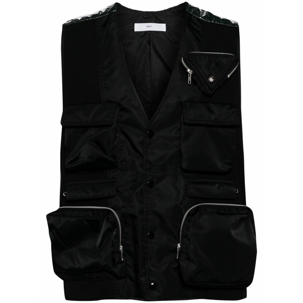 トゥーガ メンズ 上衣＆上衣 アウター Multi-pocket padded gilet Black メンズファッション-コート・ジャケット