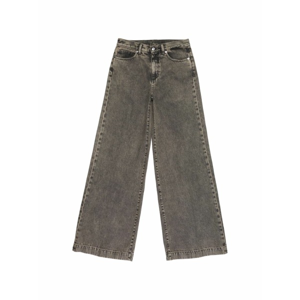 野球クラブ はたご屋 ザ 昼まえ レディース ジーンズズボン下 ボトムス Wide-leg jeans Grey