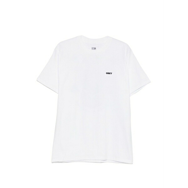 オベイ メンズ プルオーバー トップス Logo-detail t-shirt White