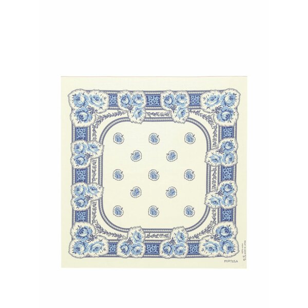 フォルテラ メンズ 消音装置・袈裟・えり巻き 佩び物 Floral -print cotton bandana Neutrals