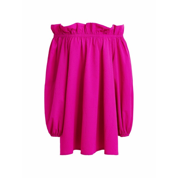 エッセンシャルアントワープ レディース 衣装 トップス Ruffled-neck mini dress Pink