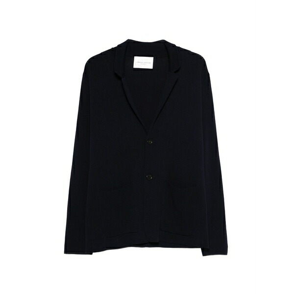 ロベルトコリーナ メンズ ジレー アウター Patch-pockets cardigan Blue
