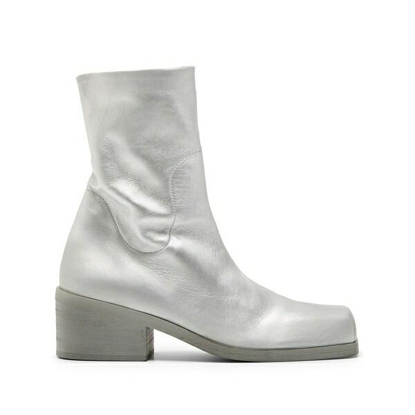マーシャル  レディース ブーツ シューズ Cassello leather ankle boots Silver
