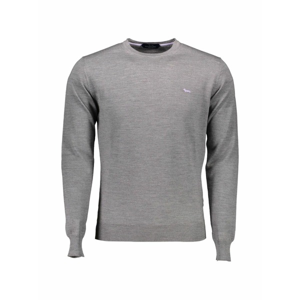 ハーモント \u0026 ブレイン メンズ ニット\u0026セーター アウター Logo-embroidered merino wool sweater Grey