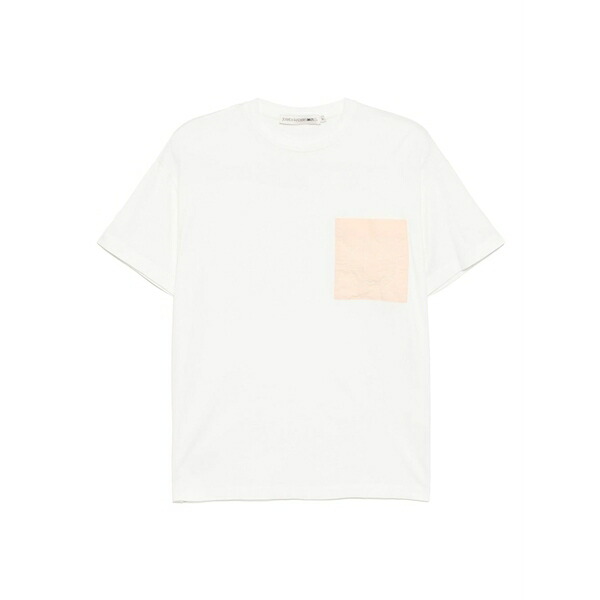 ジョシュア サンダース レディース ティーシャツ トップス Pocket t-shirt White Tシャツ・カットソー-レディースファッション-トップス