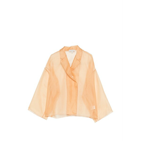 アントネリ レディース 上衣＆上衣 アウター Collared jacket Orange レディースファッション-コート・ジャケット