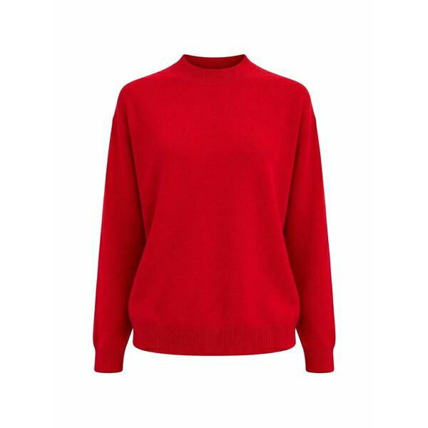 ティビ レディース 編み物\u0026スウェーター アウター Anna merino wool racerback sweater Red