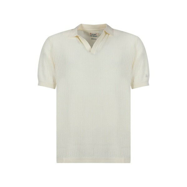 エムシーツーセイントバース メンズ スポーツシャツ トップス Short-sleeved polo shirt Neutrals