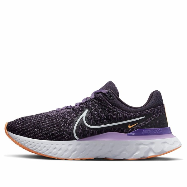 Nike ナイキ レディース スニーカー PURPLE 【(WMNS) Nike React Infinity Run Flyknit 3 \u0027Cave Purple Orange\u0027 DD3024-502】  大きさ US_W_10