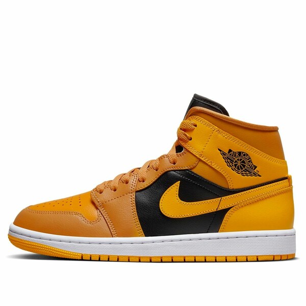 Air Jordan ジョーダン レディース スニーカー Chutney/Black/White/Taxi 【(WMNS) Air Jordan 1 Mid \u0027Chutney\u0027 BQ6472-700】  大きさ US_6(23.0糎)