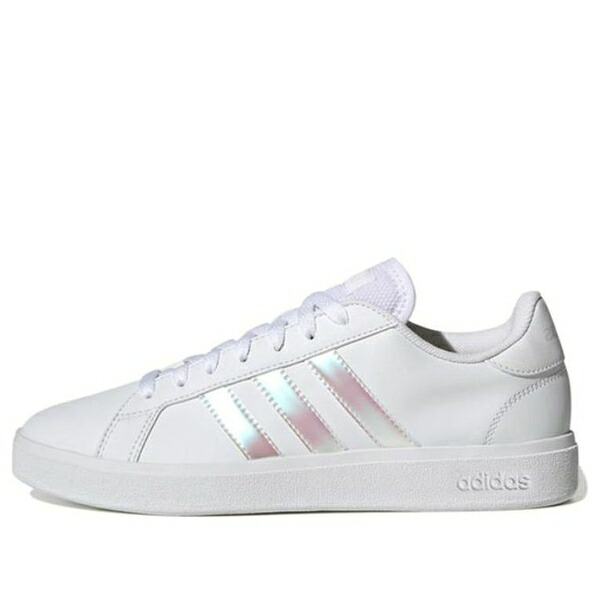 adidas アディダス レディース スニーカー Cloud White/Iridescent/Almost Pink 【(WMNS) adidas Grand Court Td 'White Iridescent Almost Pink' GW7181】 サイズ US_6.5(23.5cm)｜asty