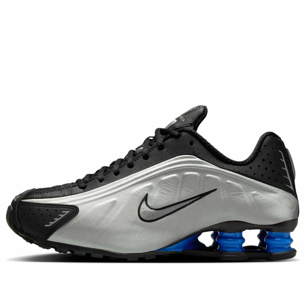Nike ナイキ レディース スニーカー Metallic Silver/Black/Racer Blue 【(WMNS) Nike Shox R4 \u0027Metallic Silver Black Racer Blue\u0027 AR3565-006】  大きさ US_6.5(23.5糎)