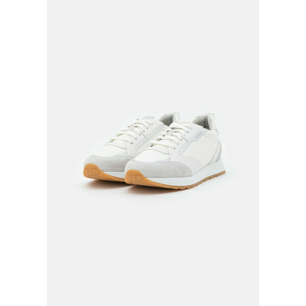 茄子紺 ボス スニーカー メンズ シューズ KURT RUNN Trainers white