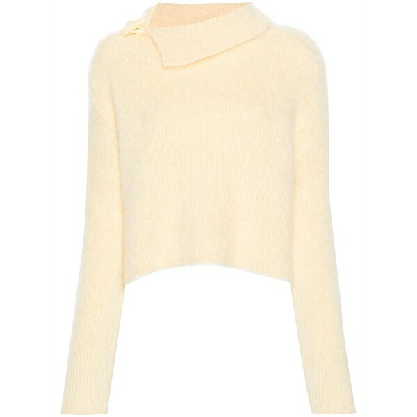 ジャクエムス レディース 編み物\u0026プルオーバー アウター Le pull marina sweater Yellow