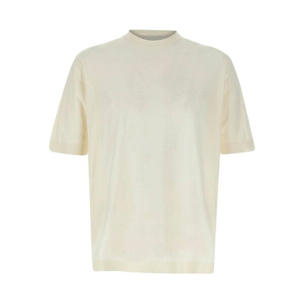 フィリッポ デ ラウレンティス メンズ Tシャツ トップス Cotton t-shirt White|asty