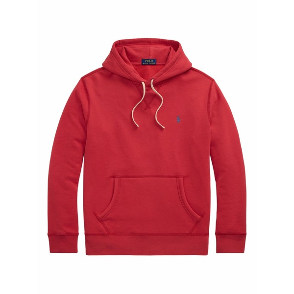 ラルフローレン メンズ パーカー・スウェットシャツ アウター Logo-embroidered hoodie Red メンズファッション-パーカー
