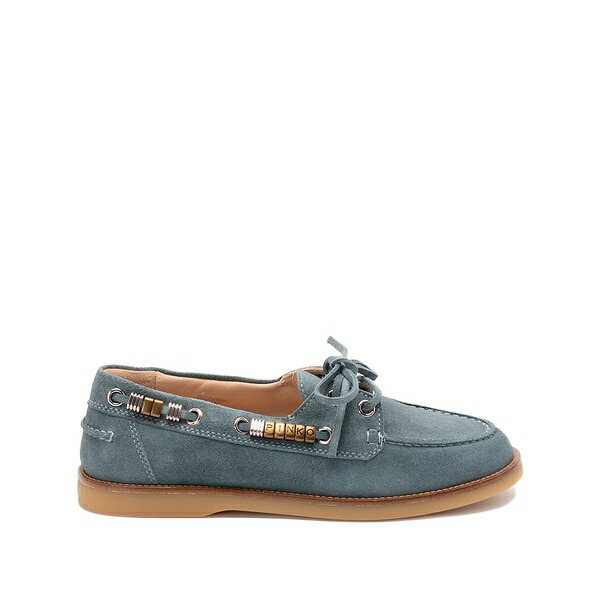 ピンコ レディース スリッポン・ローファー シューズ Lace-up fastening loafers Blue|asty