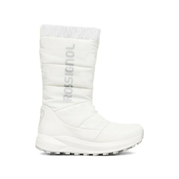 ロシニョール レディース ブーツ シューズ Quilted-design snow boots White