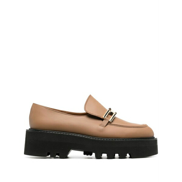 エーティーピー 制作室 レディース スリッポン・ローファー シューズ Pescara chunky loafers Brown
