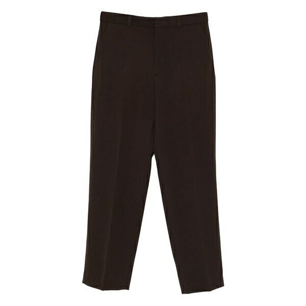 サンドロ メンズ カジュアルパンツ ボトムス Virgin-wool trousers Brown|asty