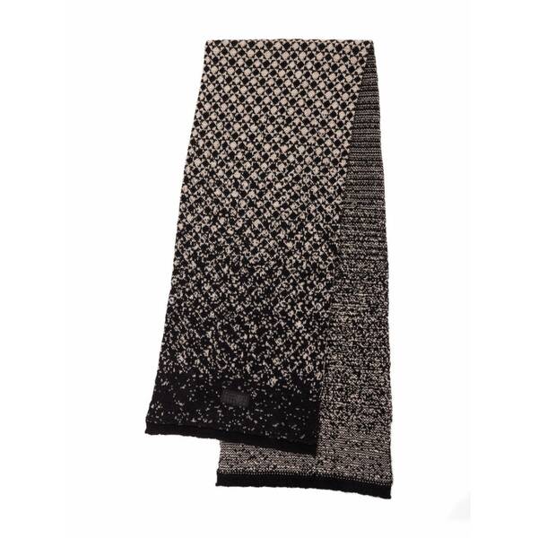 マルタンマルジェラ レディース 消音装置・袈裟・えり巻き 添え物 Patterned knit scarf Black