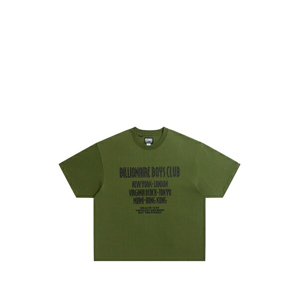 ビリオネアボーイズクラブ メンズ プルオーバー トップス Logo t-shirt Green